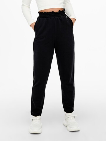 ONLY Tapered Pants 'Monroe' in Black: front