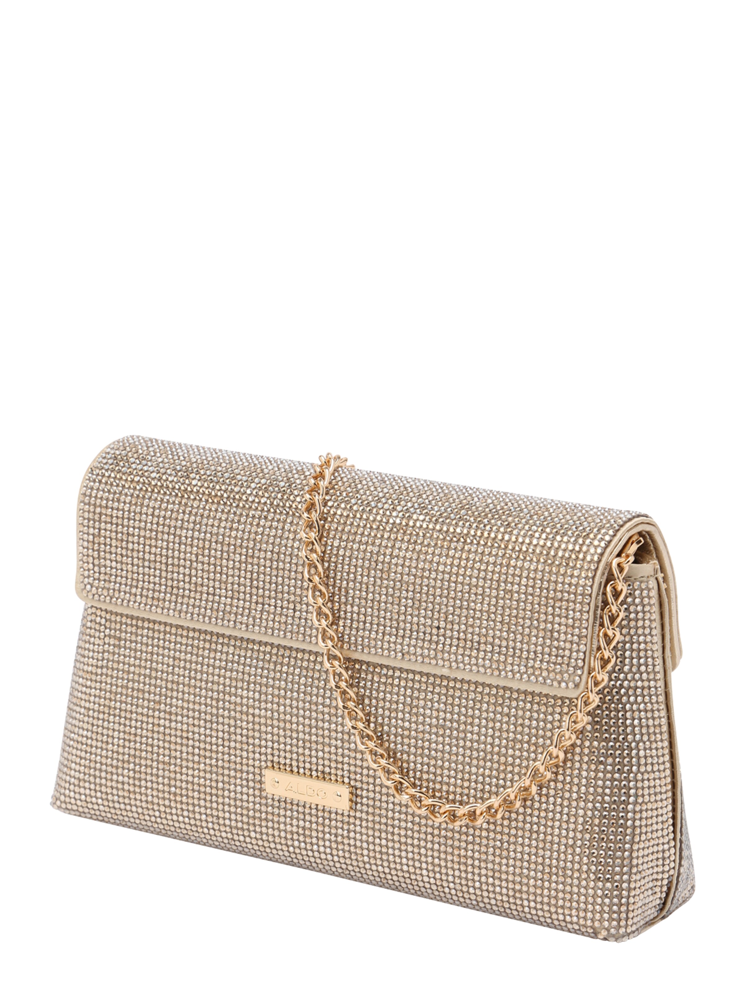 ALDO - Clutches 'BLINGITA' em ouro: frente