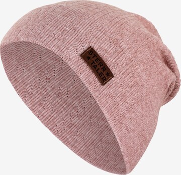 STERNTALER Beanie in Pink: front