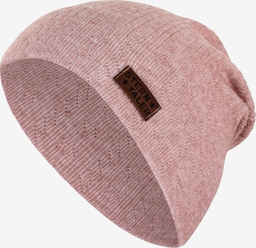 STERNTALER Beanie in Pink: front