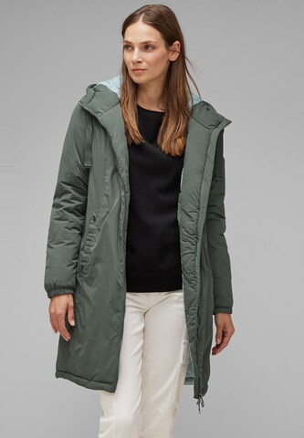 Parka mi-saison STREET ONE en vert : devant