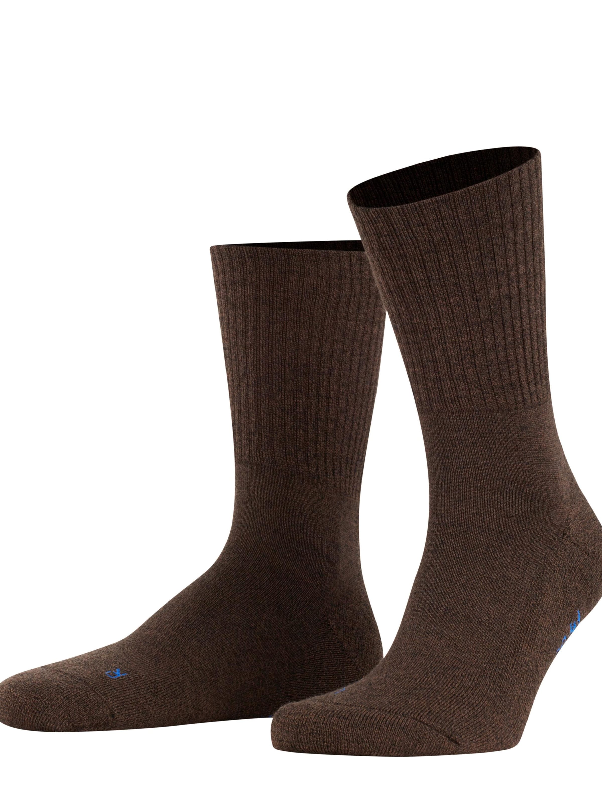 FALKE Socks 'Walkie Light' in Brown: front
