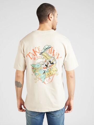 Only & Sons T-Shirt 'DISNEY' in Beige: predná strana