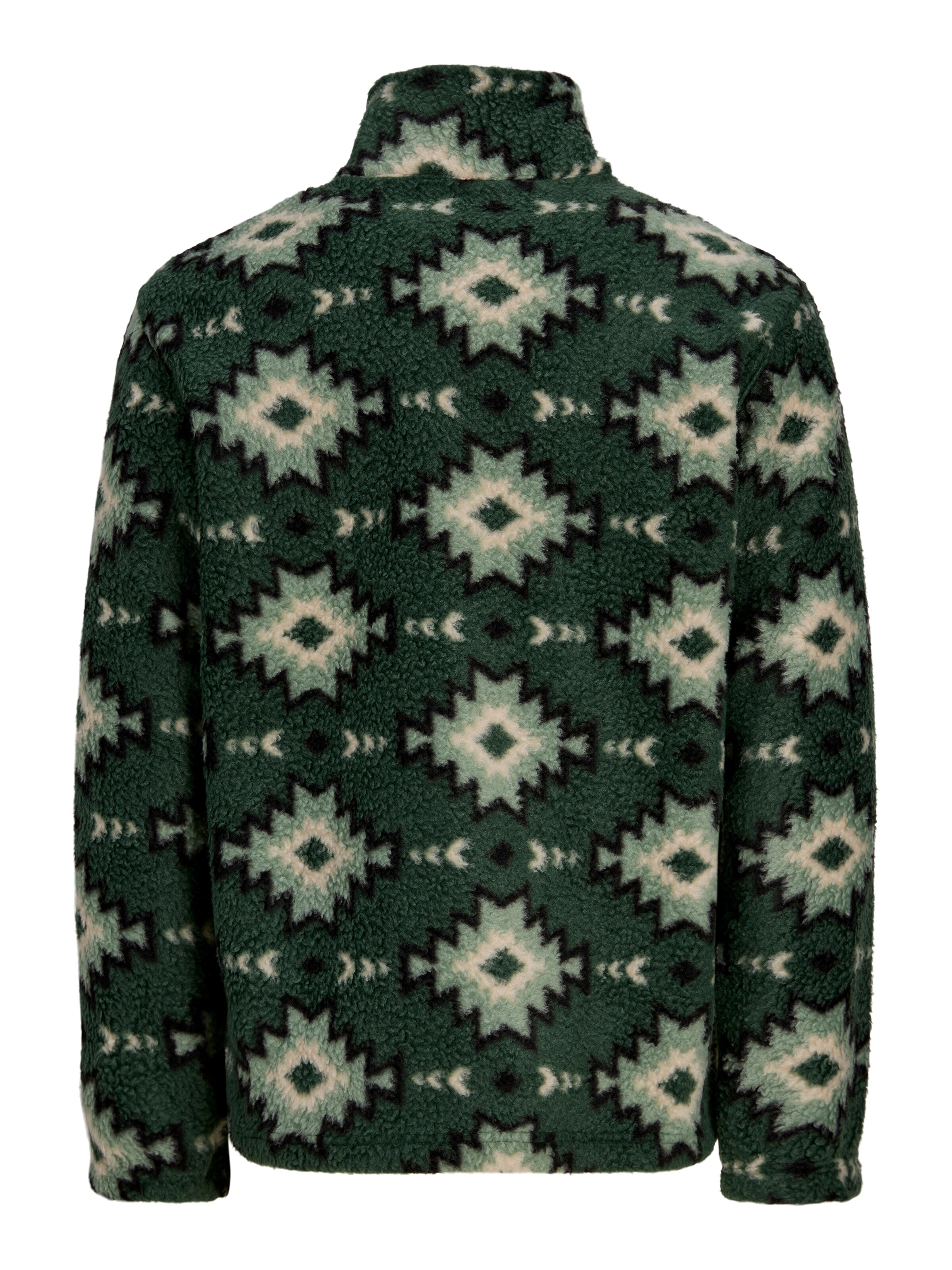 JACK & JONES Флисовая куртка 'JORSEBASTIAN' в Зеленый