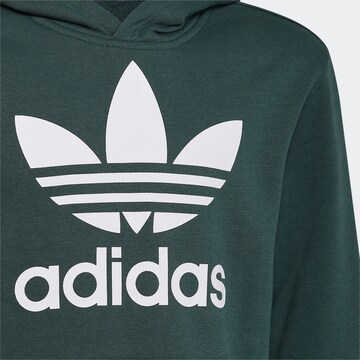 zaļš ADIDAS ORIGINALS Sportisks džemperis 'Trefoil'