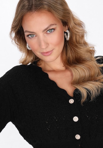 faina - Cárdigan en negro