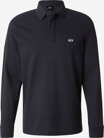 mėlyna ARMANI EXCHANGE Marškinėliai: priekis