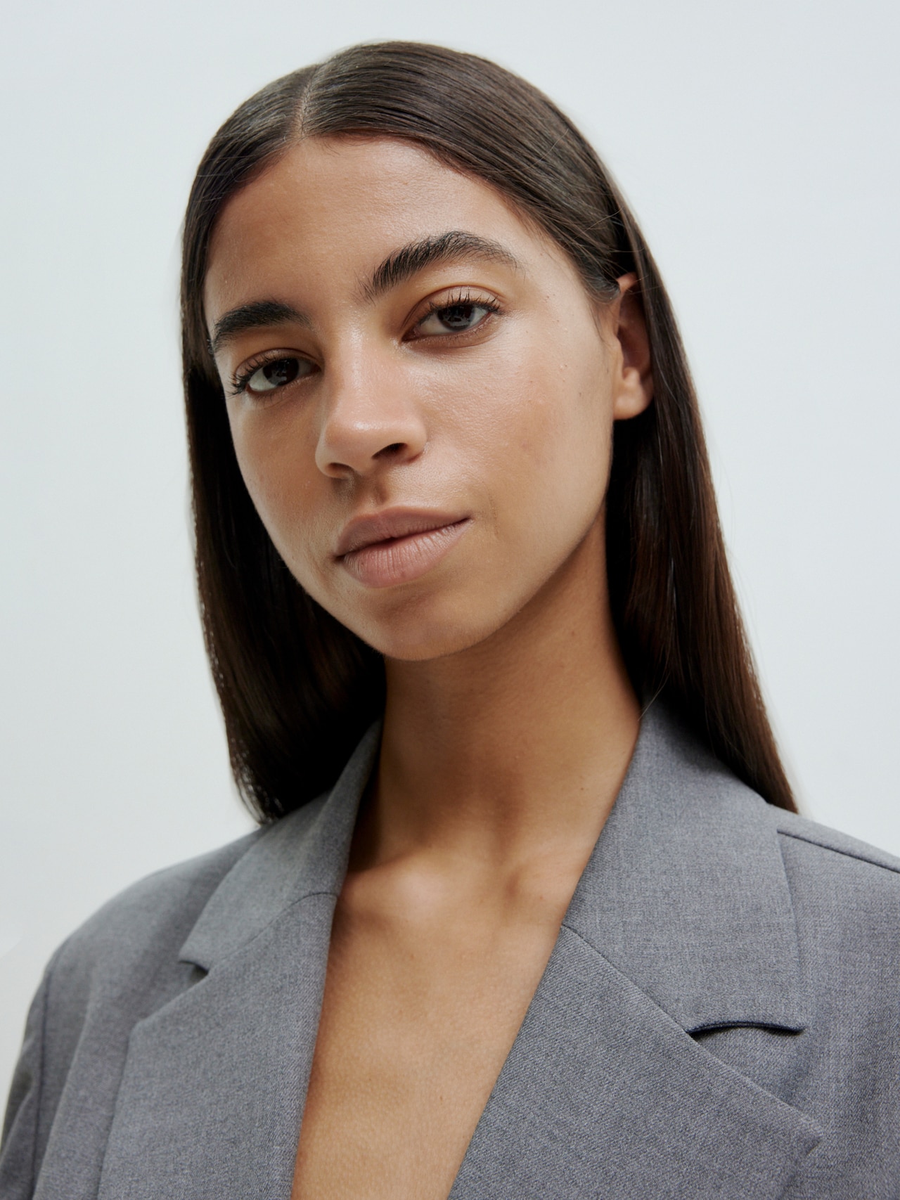 EDITED Blazer 'Kainoa' grå-meleret