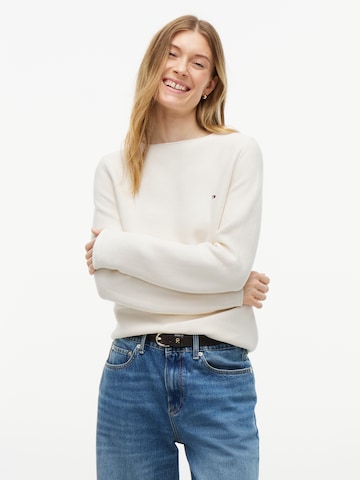 Pullover di TOMMY HILFIGER in giallo: frontale