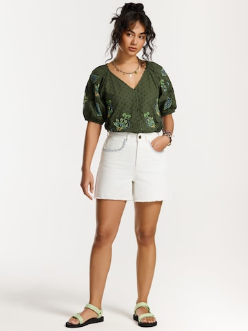 Regular Jean 'Carla' Shiwi en blanc