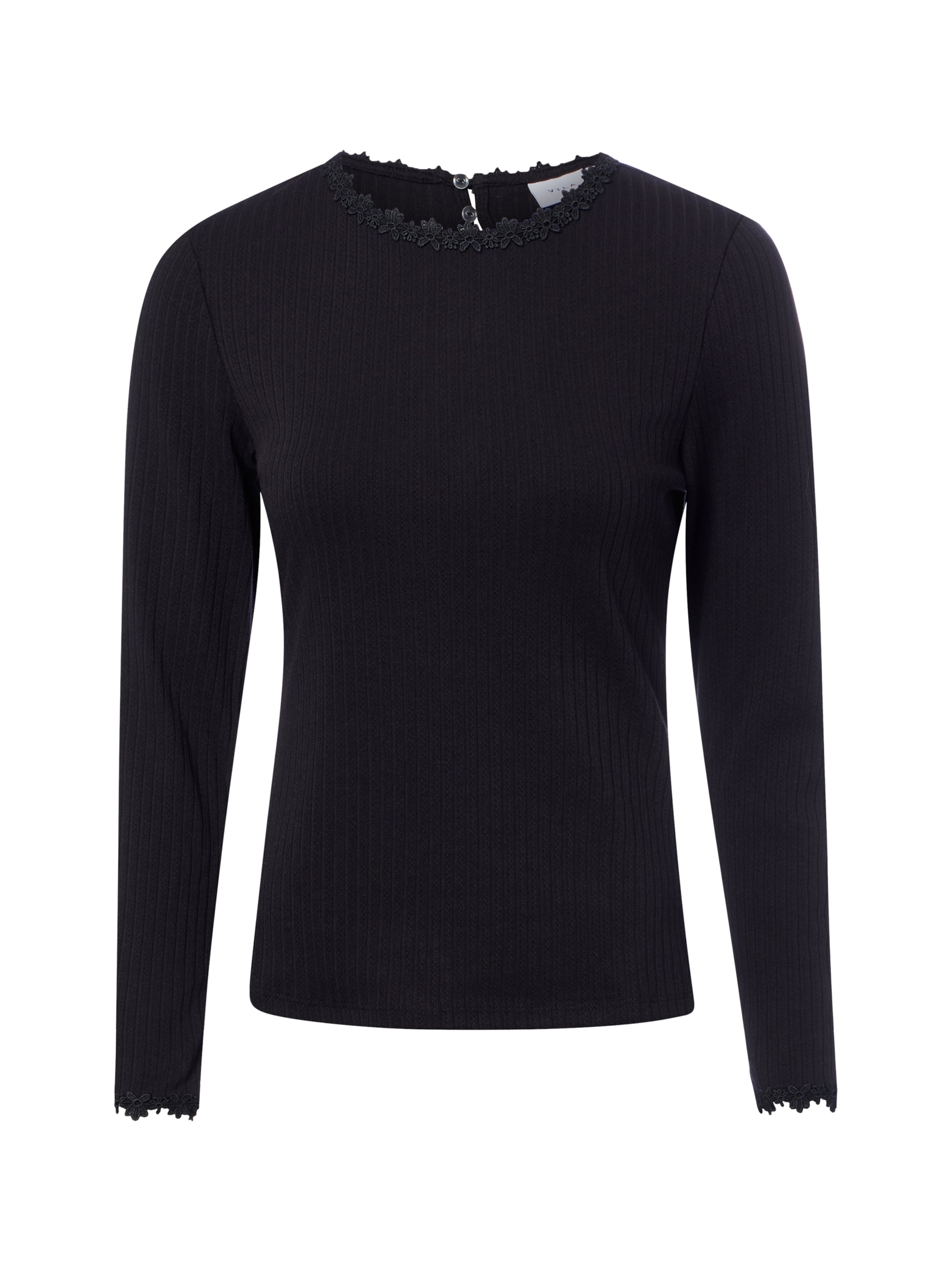 T-shirt 'Babia Flower' VILA en noir : devant