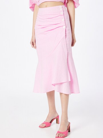 Gonna 'Hedda' di Gina Tricot in rosa: frontale