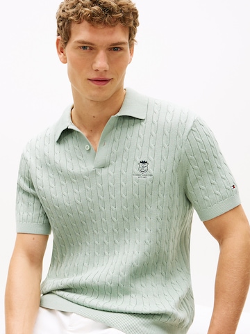 TOMMY HILFIGER Pullover in Grün
