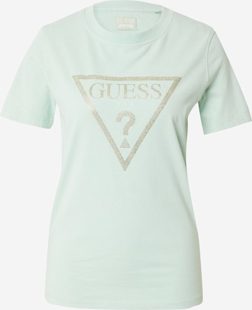 Maglietta di GUESS in verde: frontale