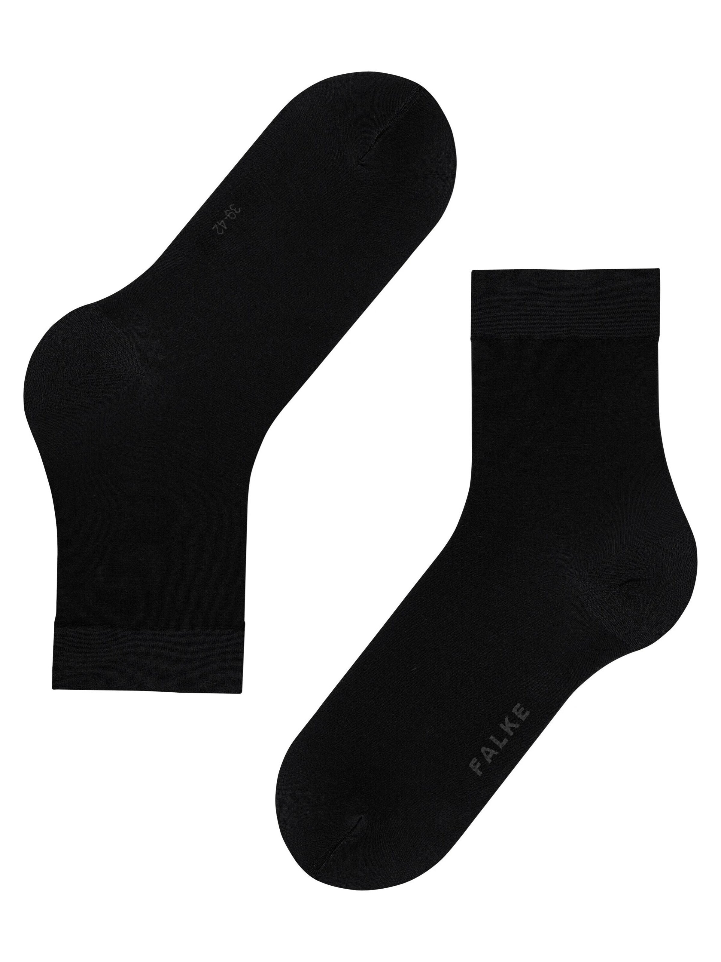 FALKE Socken 'Fine Softness'‌‌‌‌‌‌‌ in Schwarz