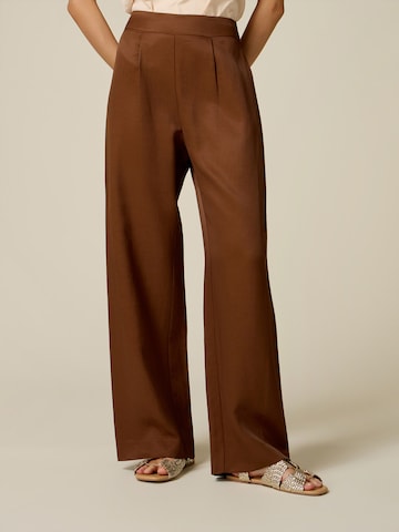 Baggy Pantaloni di oltre in marrone