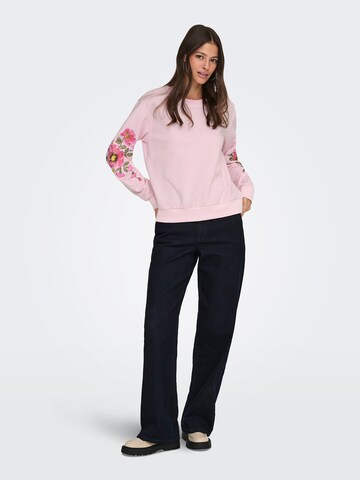 JDY Sweatshirt 'JDYPARIS' in Pink