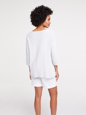 Pull-over heine en blanc