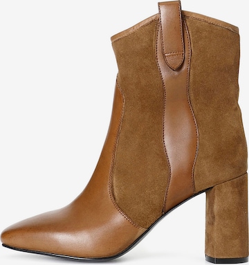 CAFè NOIR Enkellaarsjes in Bruin: voorkant