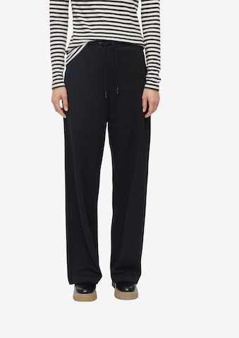 s.Oliver Wide Leg Housut värissä musta: etupuoli