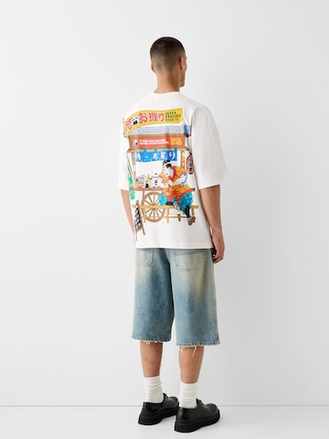 Bershka Shirt in White