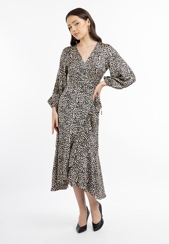 Robe faina en noir : devant