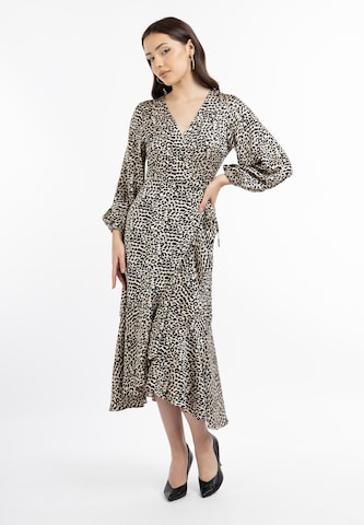 Robe faina en noir : devant