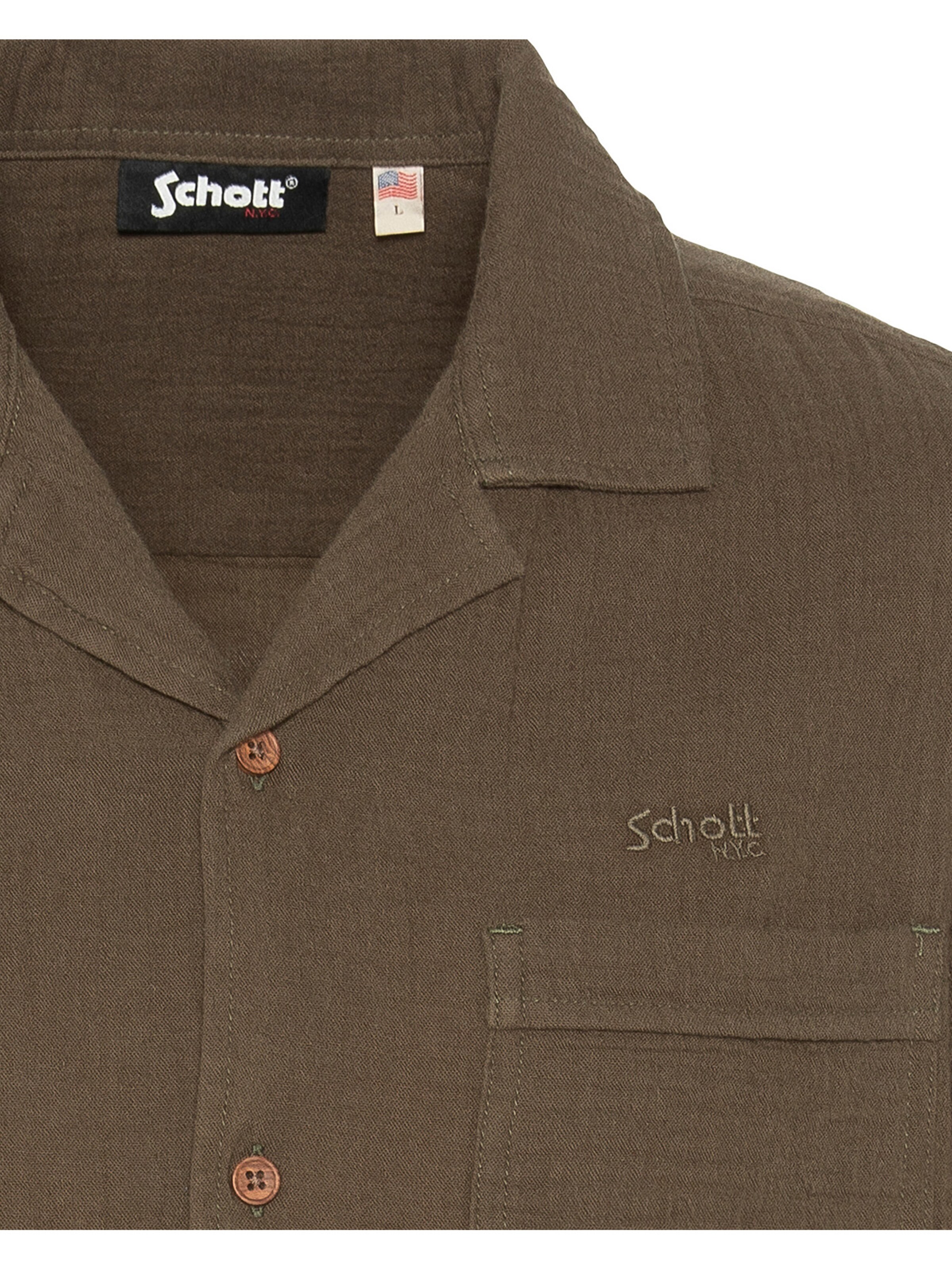 T-Shirt Schott NYC en vert