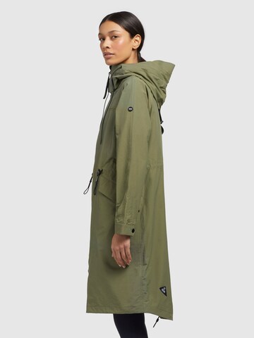 khujo Between-Seasons Coat 'Marnia 2' in Green