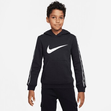 Bluză de molton de la Nike Sportswear pe negru: față