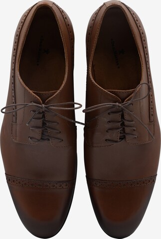 DreiMaster Klassik Lace-Up Shoes in Brown