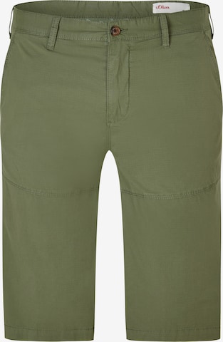 Pantalon chino s.Oliver en vert : devant