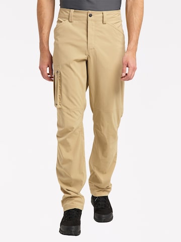 Haglöfs Regular Outdoor Pants 'Mid Forest' in Beige: front