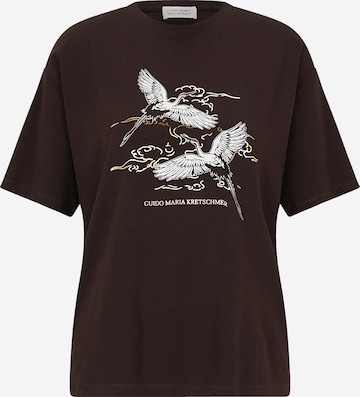 ruda Guido Maria Kretschmer Women Marškinėliai 'Colleen': priekis