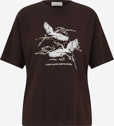 Guido Maria Kretschmer Women Majica 'Colleen' u toplo smeđa / čokolada / bijela, Pregled proizvoda