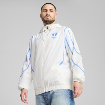 PUMA Sports jacket 'Malmö FF Pre-Match' in White