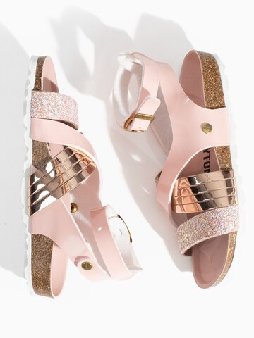 Bayton Sandal 'Fadette' in Pink