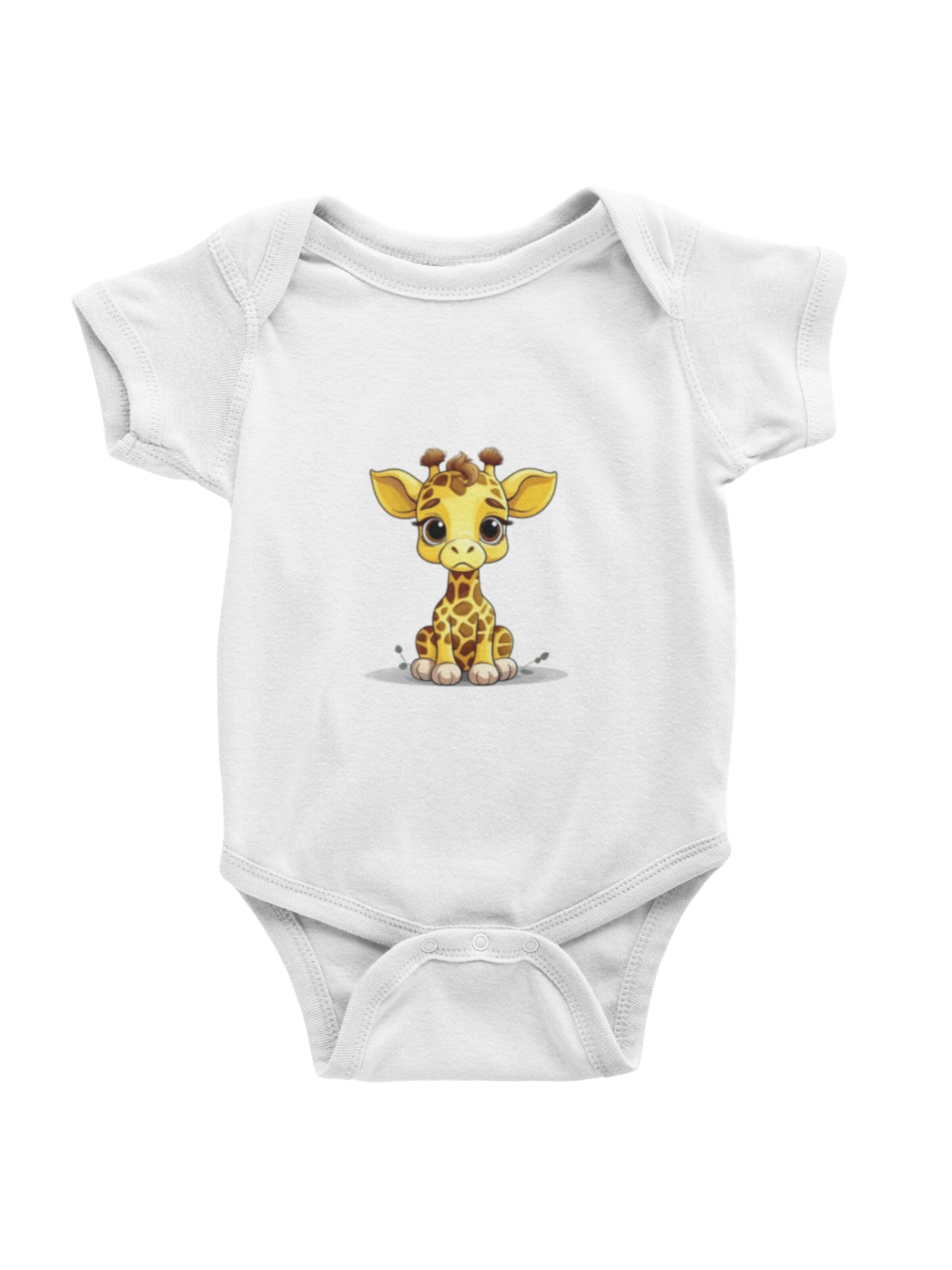 amorubi.com Dupačky/body 'Baby Giraffe' – bílá