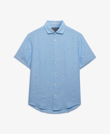 Fit confort Chemise 'Riviera' Superdry & Co en bleu