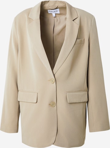 PIECES Блейзер 'PCKAMIL' в Зеленый: спереди