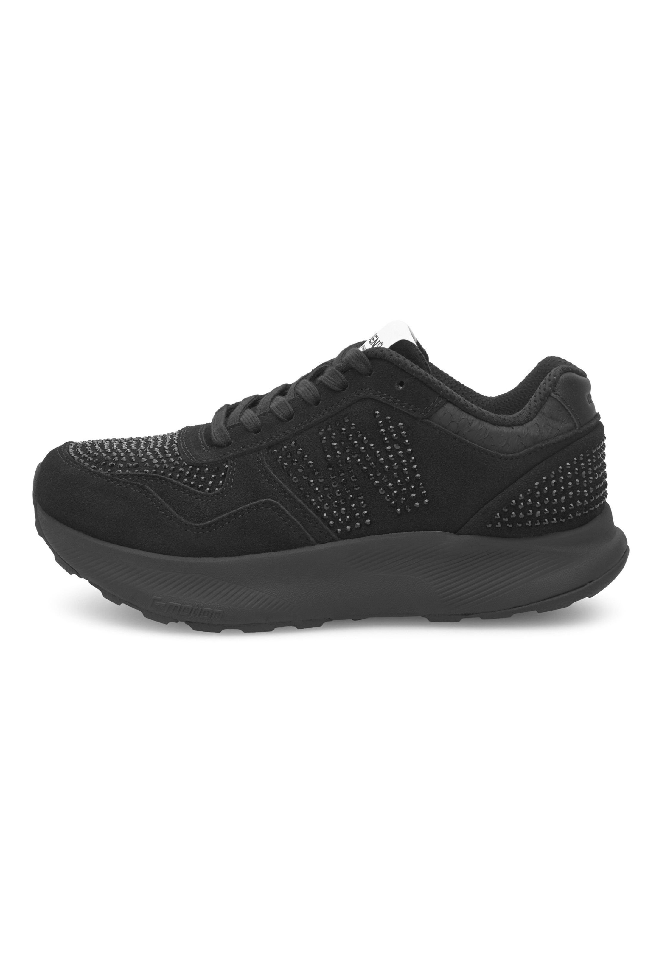 Baskets basses 'Mathilde Crystal' WODEN en noir : devant