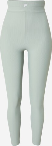 Skinny Pantalon de sport 'CERVIA' FILA en vert : devant