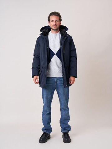 Parka mi-saison Deeluxe en bleu