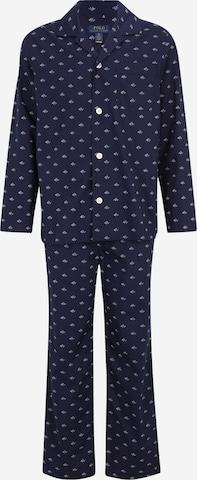 Pyjama long Polo Ralph Lauren en bleu : devant