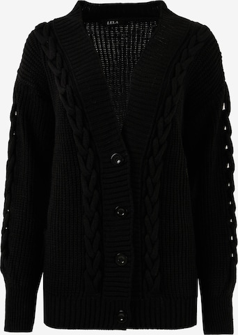 Cardigan LELA en noir : devant