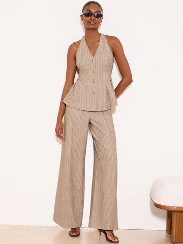 Lipsy Wide leg Pantalon in Beige