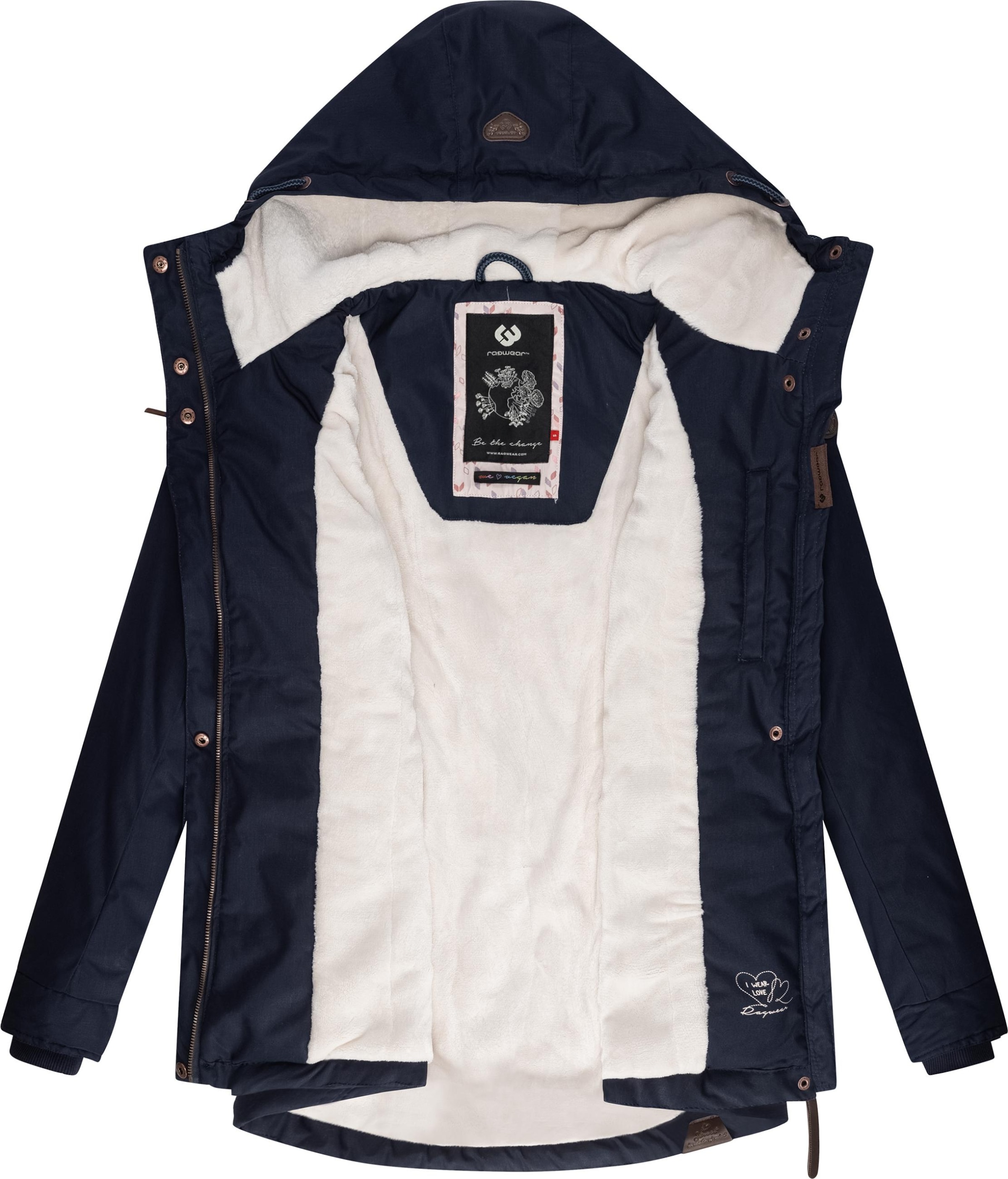 Ragwear Zimska jakna 'Monade' | modra barva