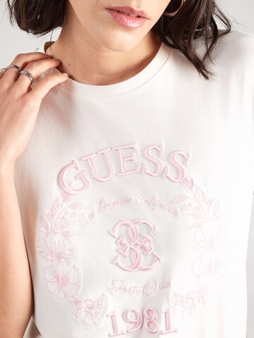GUESS T-Shirt 'MADDALENA' in Beige