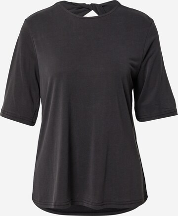 T-shirt 'Nelina' minimum en noir : devant