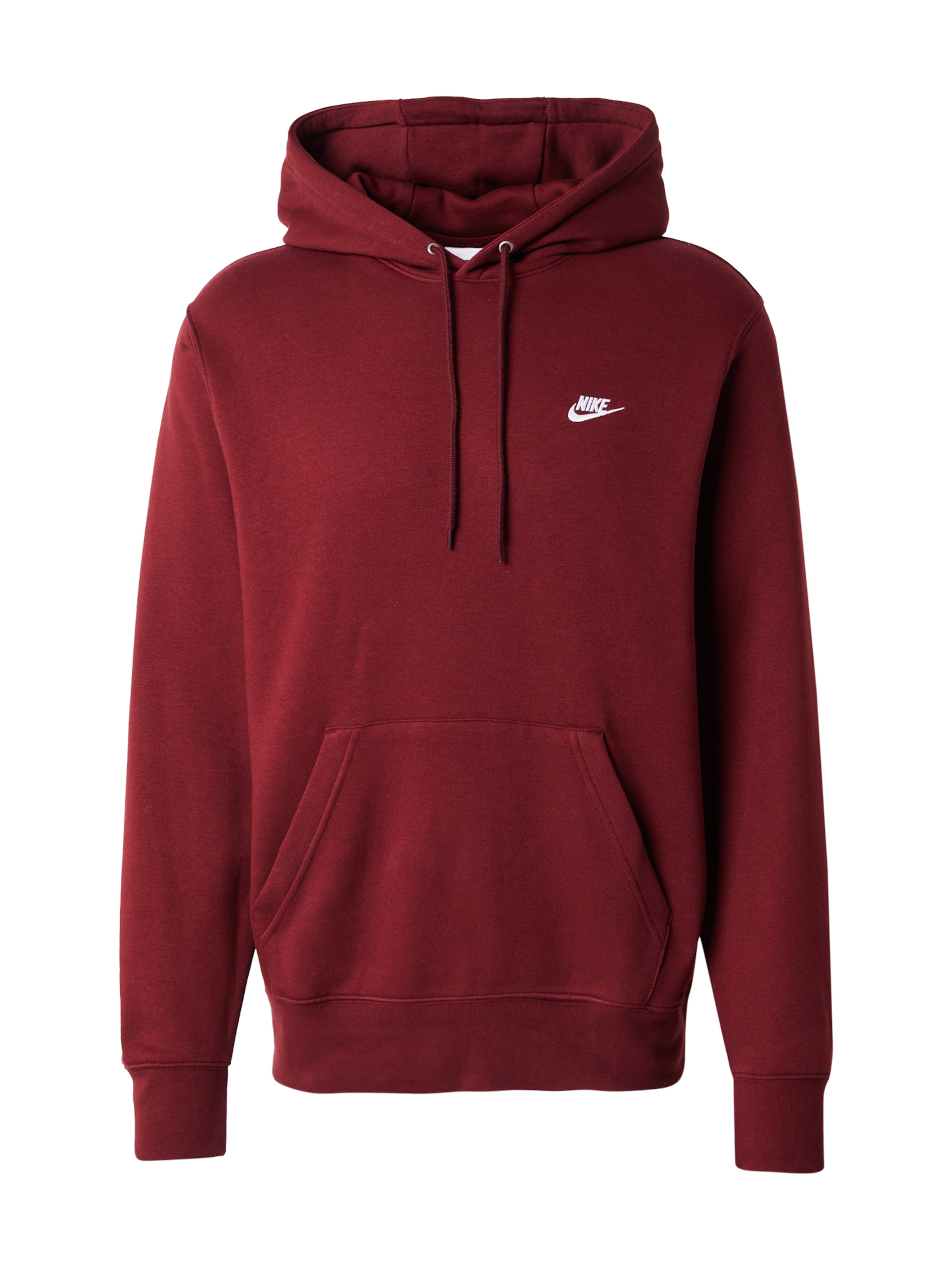 Nike Sportswear Mikina 'CLUB' - bordó / bílá, Produkt